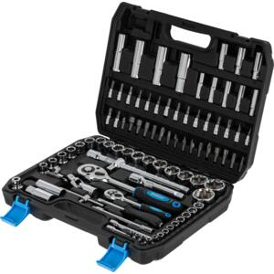 94 PCS SOCKET SET 1/4”, 1/2” DRIVE, 4 - 32 MM 58094